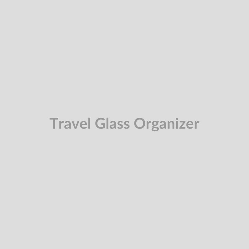 [TRAVEL-9XRP] Travel Glass Organizer