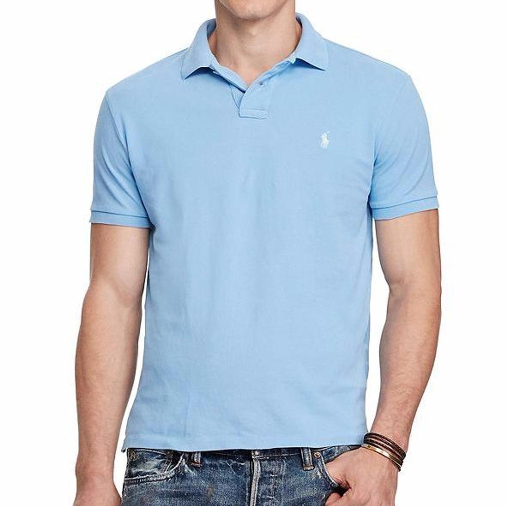 [JayReal1] Polo Men's Classic Fit Weathered Mesh